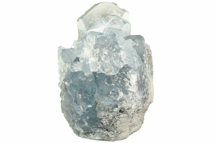 Sparkly Celestine (Celestite) Crystal Cluster - Madagascar #220796